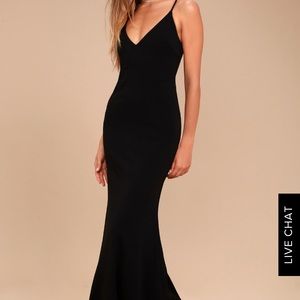 Black formal dress